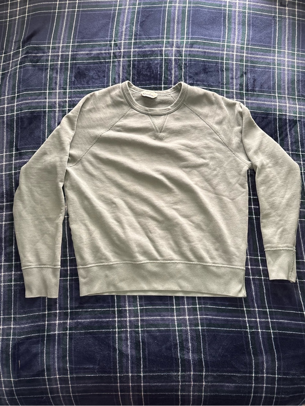 Acne Studios Sage green crewneck. Size S.